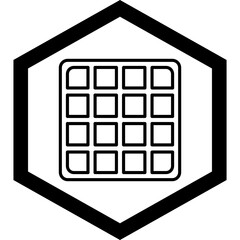 Poster - Grid Vector Icon Design