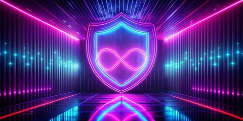 Neon Shield of Protection