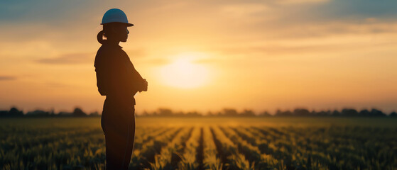 Investor inspecting a cuttingedge agricultural technology farm, investor, agtech industry