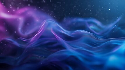 Abstract Blue and Purple Swirling Background.