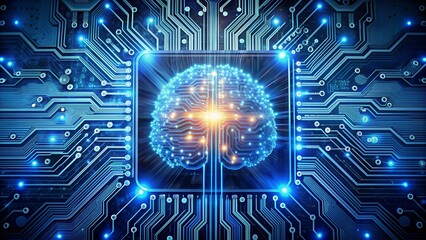 Poster - neural circuit and electronic cyber brain in quantum computing system - ai technology, biotechnology