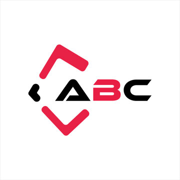 ABC creative minimalist letter logo. ABC unique vector initials alphabet letter logo design