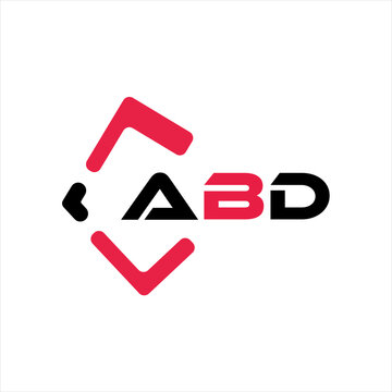 ABD creative minimalist letter logo. ABD unique vector initials alphabet letter logo design