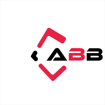 ABB creative minimalist letter logo. ABB unique vector initials alphabet letter logo design