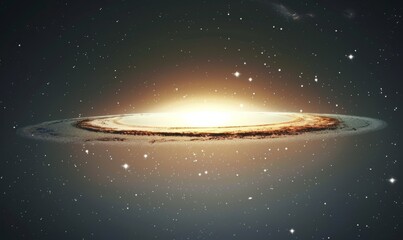 The cosmic whirlwind of the Sombrero Galaxy, M104, with its striking dust lane and bright nucleus, a captivating sight in the cosmos