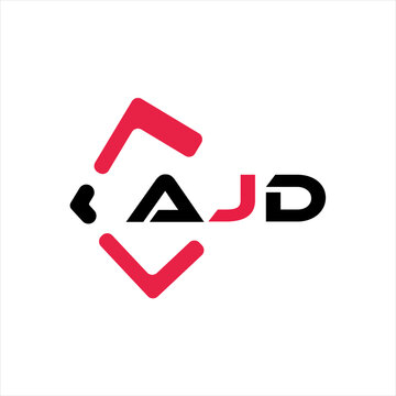 AJD creative minimalist letter logo. AJD unique vector initials alphabet letter logo design