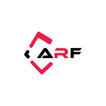 ARF creative minimalist letter logo. ARF unique vector initials alphabet letter logo design