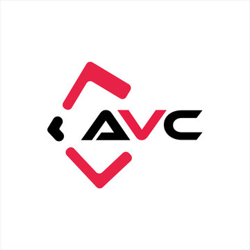 AVC creative minimalist letter logo. AVC unique vector initials alphabet letter logo design