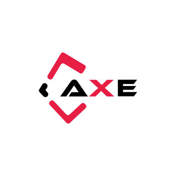 AXE creative minimalist letter logo. AXE unique vector initials alphabet letter logo design