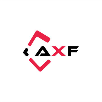 AXF creative minimalist letter logo. AXF unique vector initials alphabet letter logo design