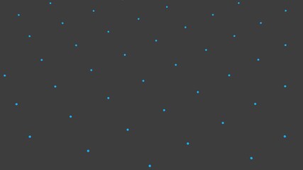 Poster - Abstract animation with small blue dots on a dark gray background, creating a subtle and modern effect.