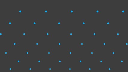 Poster - Abstract animation with small cyan dots on a dark gray background, creating a subtle and modern effect.
