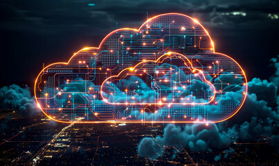 Poster - Digital Cloud Computing Network Spanning Global Cities with Virtualization Approach and Data Transfer at Night