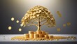 © 순단 강 - gold coin money tree