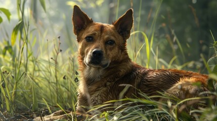 Canvas Print - An attractive canine