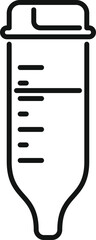 Poster - Laboratory glass beaker measuring liquid for science experiment