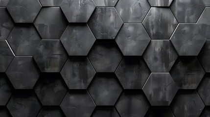 Poster - Abstract Hexagon Pattern Background