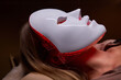 © Евгений Вершинин - LED Facial Mask Therapy uses Light Therapy Mask for skincare rejuvenation and wellness
