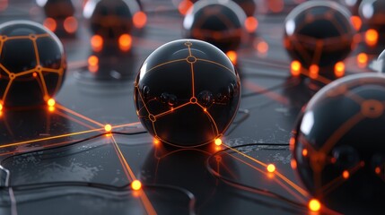 Poster - representing network technology.