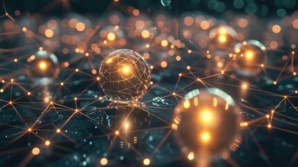 Poster - representing network technology.