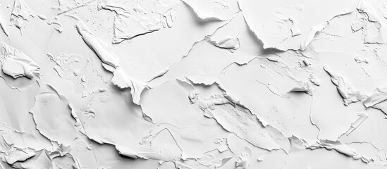 Leinwandbilder - Abstract natural white pattern on paper texture resembling a cement or concrete wall ideal for background with ample copy space image