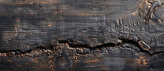 Poster - Horizontal board as black Cretaceous divorce theme offering space for image. with copy space image. Place for adding text or design