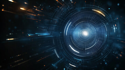 Abstract Digital Nexus Business Technology Background