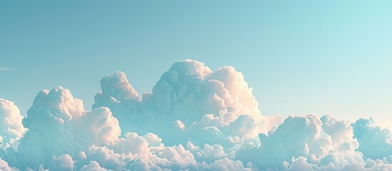 Aufkleber - Cloudscape with copy space image for background use