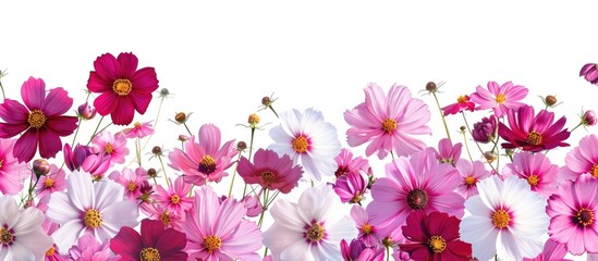 Poster - Background featuring cosmos flowers with copy space image