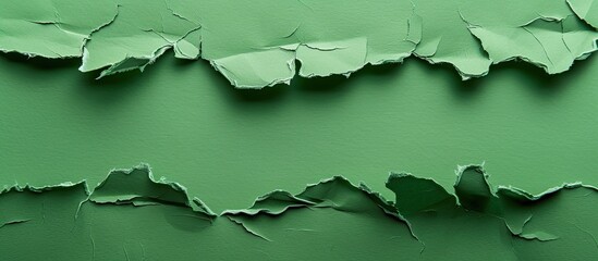 Poster - Vivid green paper texture with copy space image