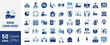 © ARIF MIFTAHUL ANWAR - Work from home Icons set. Work from home icons. Contains such Icons as freelancer, hybrid work, digital nomad, Remote work, Video Conference and more. Solid icons vector collection.