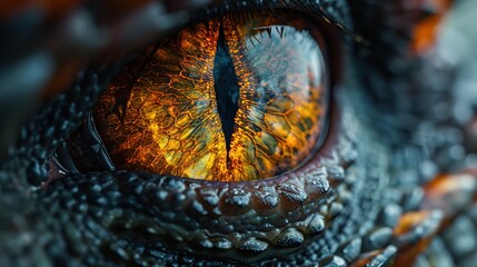 Canvas Print - Dragon's Eye Close Up