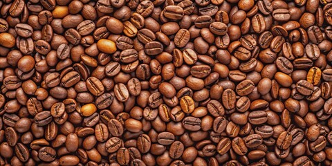 Sticker - Background texture of coffee beans, coffee, beans, background, texture, chicchi, espresso, roast, brown, caffeine, aroma