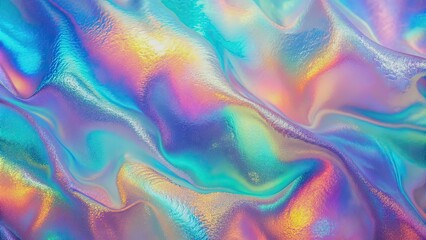 Wall Mural - Vibrant holographic pastel colors background with abstract texture and noise, pastel, colors, holographic, abstract, background