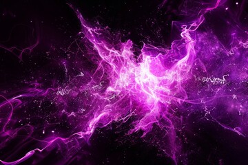 Wall Mural - a purple energy explosion, ai generative