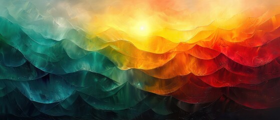 Wall Mural - abstract colorful background