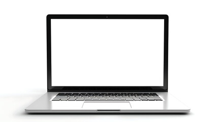 Aufkleber - laptop computer on white background