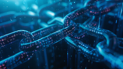 Aufkleber - internet security and data protection concept, blockchain and cybersecurity