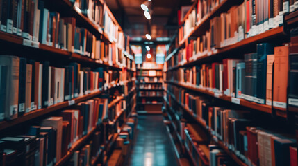 Poster - books in the library