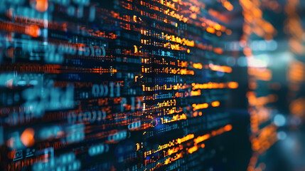 Programming code abstract technology background of software developer and  Computer script