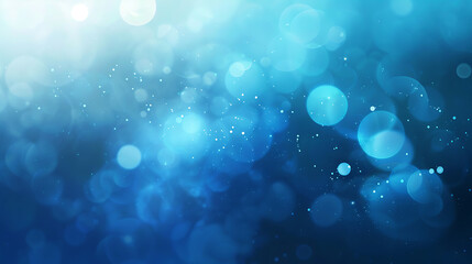 Aufkleber - blue light gradient / background smooth blue blurred abstract