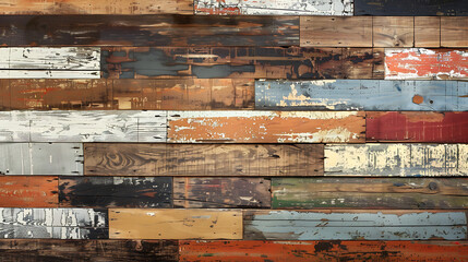 Poster - grunge wood panels