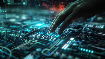 Aufkleber - touchscreen interface