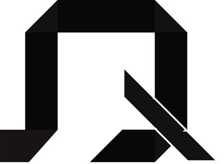 Fototapete - Modern Initial Letter Q Logo. Usable for Business Logos. Flat Vector Logo Design Template Element