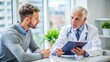 © thanakrit - Doctor Discussing Medical Records with Patient.