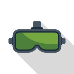 Poster - virtual reality glasses headset providing immersive experience for gaming or metaverse