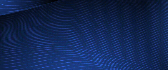 Vector abstract dynamic, wave particle and dot. Illustration technology background with dynamic mesh, flow particles design for banner, wallpaper. High tech, digital datum network and science concept
