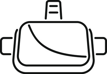Poster - vr glasses presenting new virtual world, future technology for gaming and entertainment