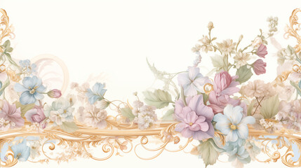 Wall Mural - flower background