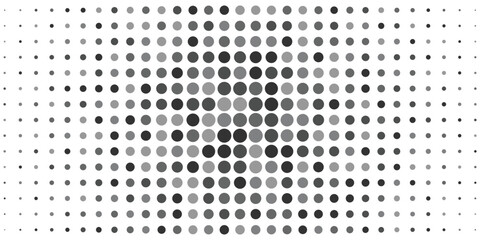 Wall Mural - Set of black halftone dots backgrounds. dots modern